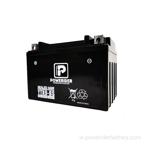 12V 8AH YTX9-BS MF Acid-Acid Motorcy Starter Pinter